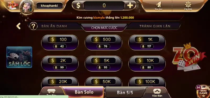 Mẹo chơi Game bài Zowin hữu ích 