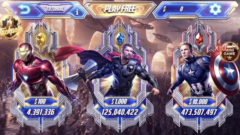 Giới thiệu trò chơi Avengers Zowin