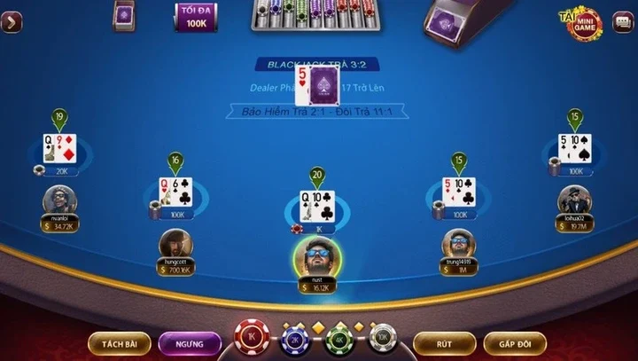 Blackjack Zowin Không gian cá cược chuẩn sòng bạc quốc tế