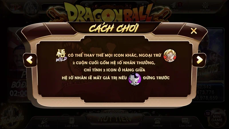 Chờ kết quả từ hệ thống Dragon ball Zowin