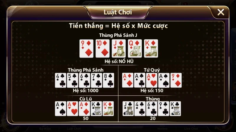 Cập nhật luật chơi Minipoker Zowin