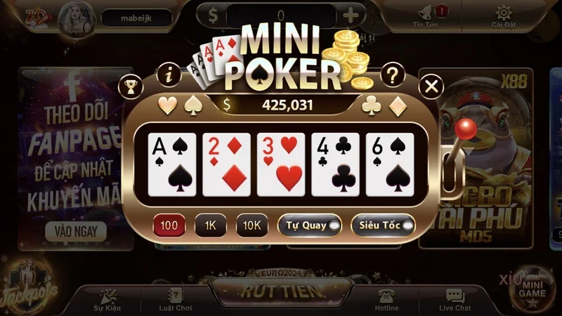 Giới thiệu chung về Minipoker Zowin