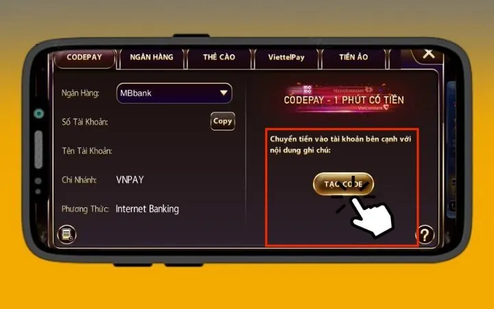 Hướng dẫn cách Nạp tiền qua MB Bank nhanh gọn khi chơi game