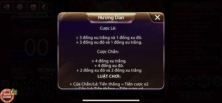 Hướng dẫn chơi Xóc đĩa livestream Zowin nhanh chóng